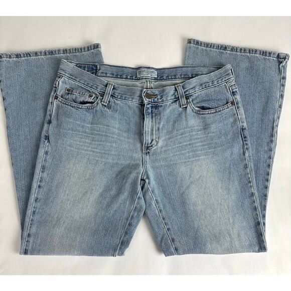 Vintage American Eagle Size 10 Short Hipster Y2K Low Rise Jeans Flare 2000s - Picture 8 of 12